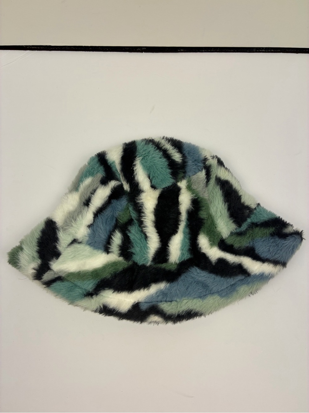 Faux Fur Multi-Color Bucket Hat - Women's Accessories